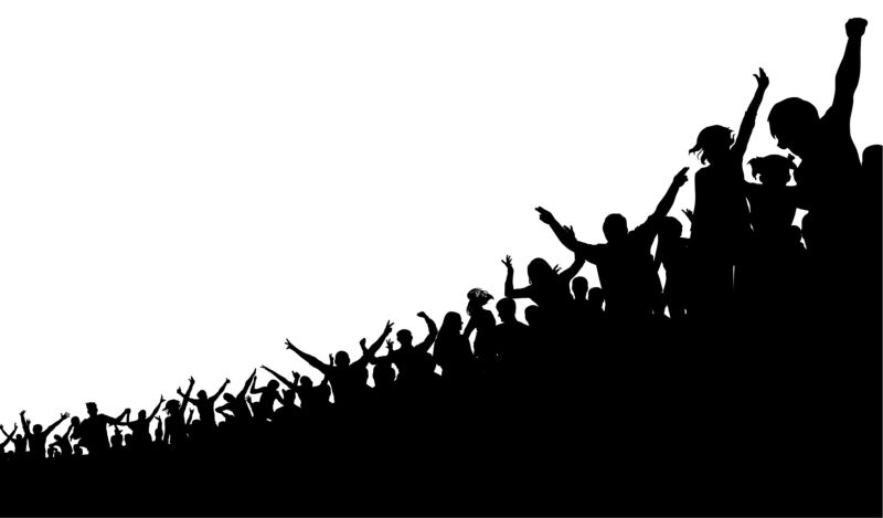 became a crowd